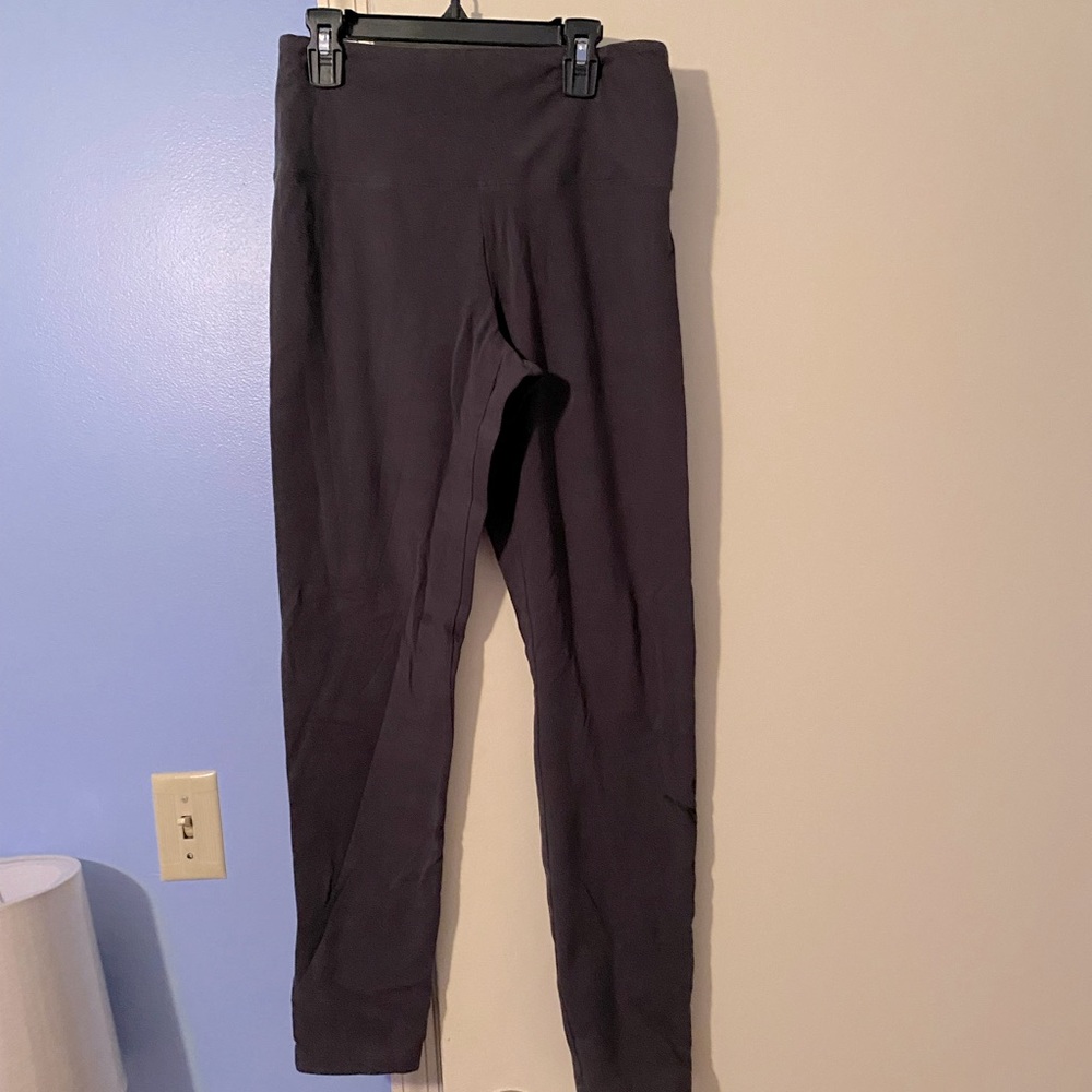 VS PINK Leggings, worn 1x, Dark gray color